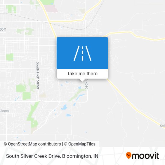 Mapa de South Silver Creek Drive