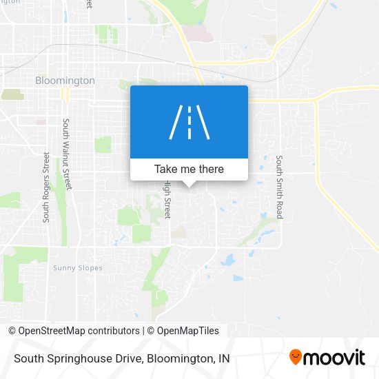 Mapa de South Springhouse Drive