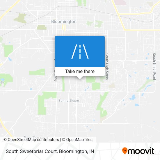 South Sweetbriar Court map