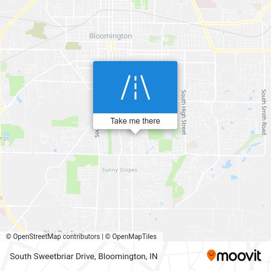 Mapa de South Sweetbriar Drive