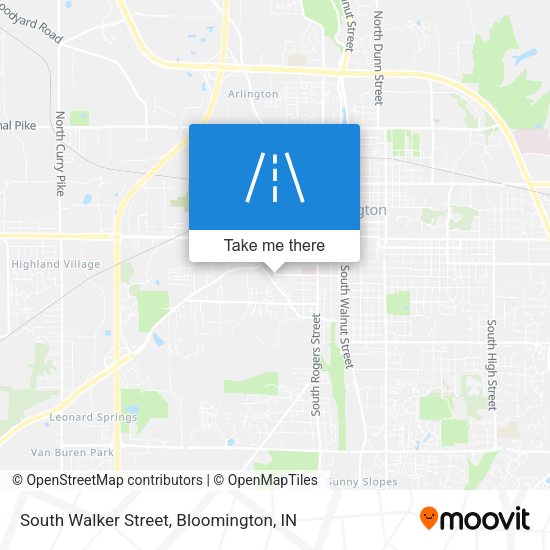 South Walker Street map