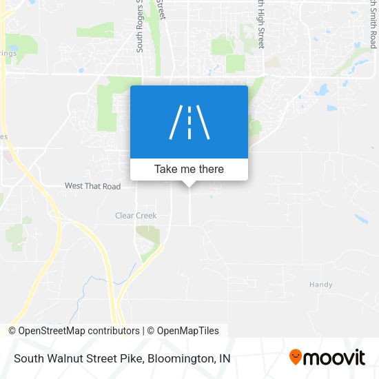 Mapa de South Walnut Street Pike