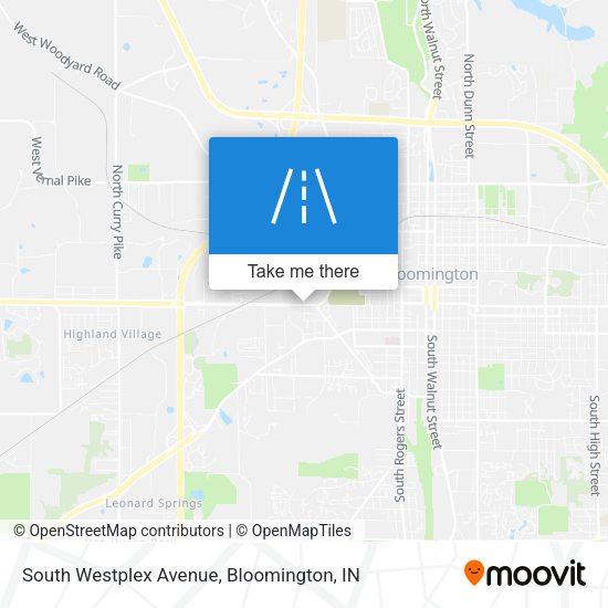 Mapa de South Westplex Avenue