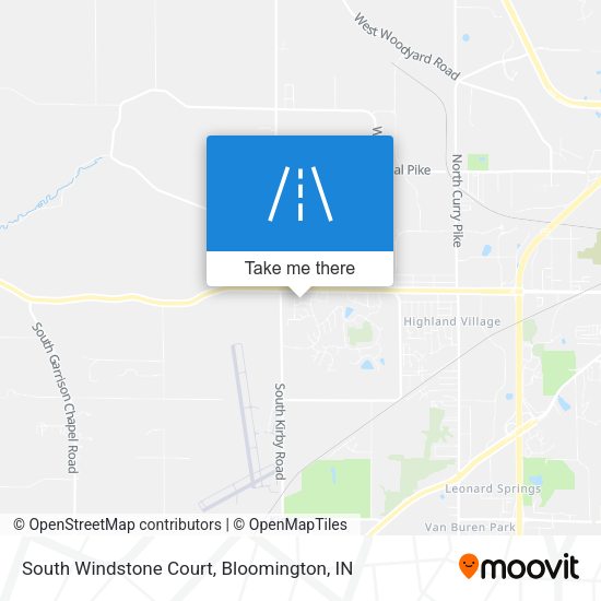 Mapa de South Windstone Court