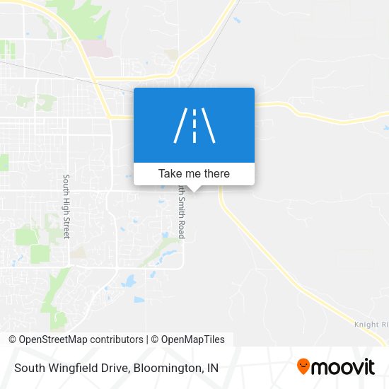 South Wingfield Drive map