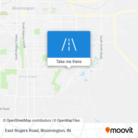 East Rogers Road map