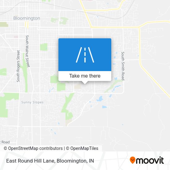 Mapa de East Round Hill Lane