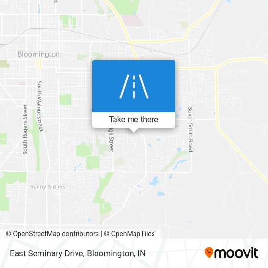East Seminary Drive map
