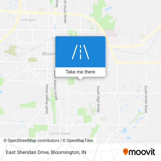 East Sheridan Drive map