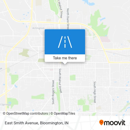 East Smith Avenue map