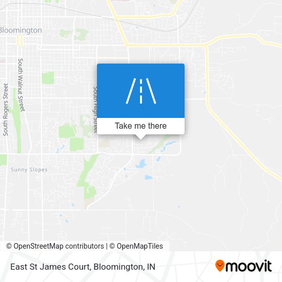 East St James Court map