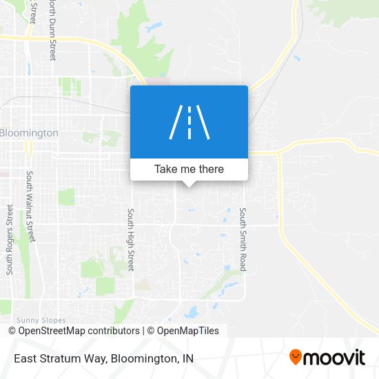 Mapa de East Stratum Way