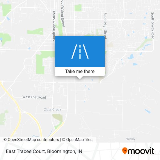 East Tracee Court map