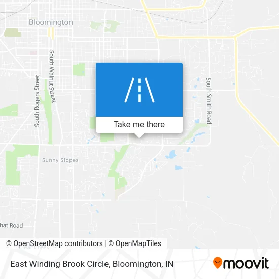 East Winding Brook Circle map