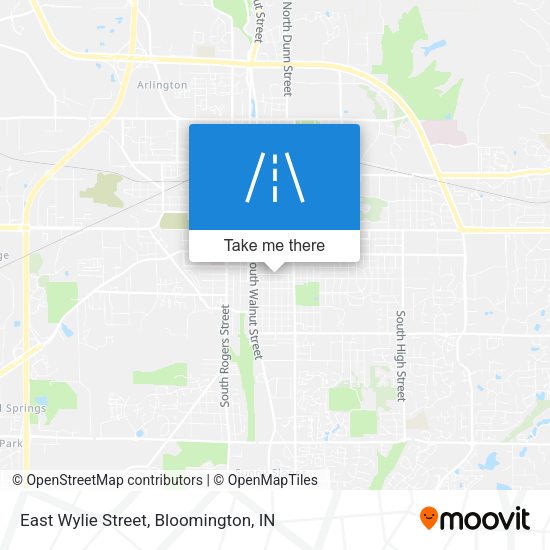 Mapa de East Wylie Street