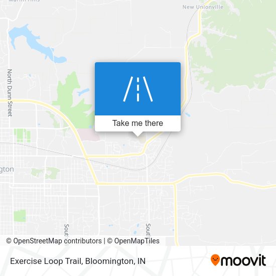 Exercise Loop Trail map