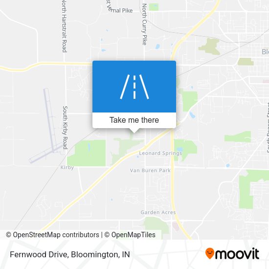 Fernwood Drive map