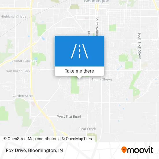 Fox Drive map