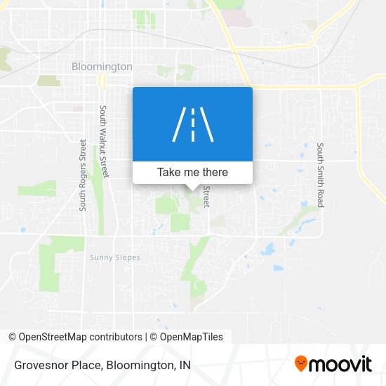 Mapa de Grovesnor Place