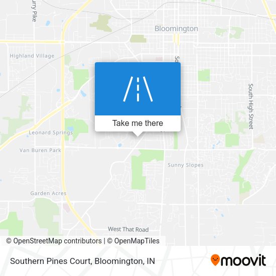 Southern Pines Court map
