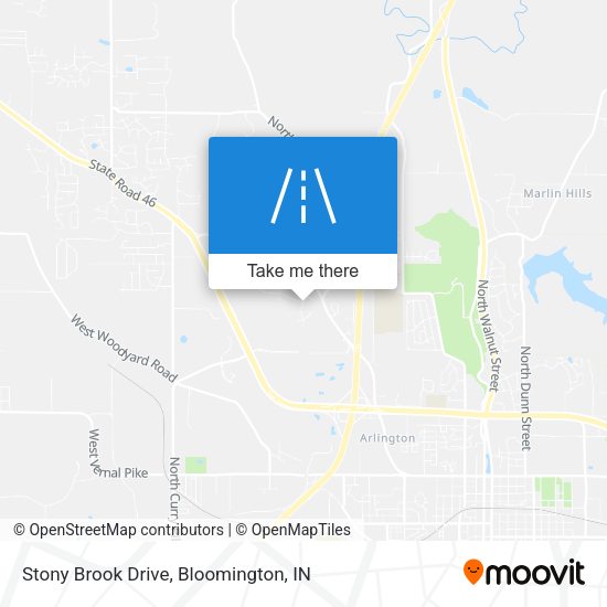 Mapa de Stony Brook Drive