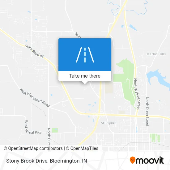 Stony Brook Drive map