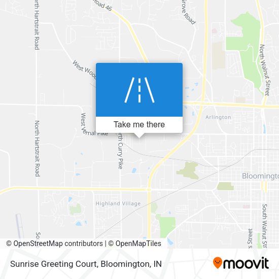 Sunrise Greeting Court map