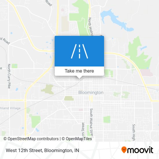 Mapa de West 12th Street