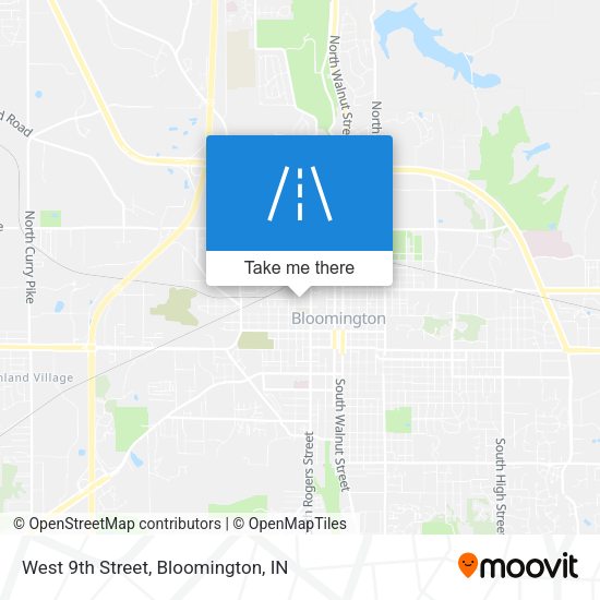 West 9th Street map