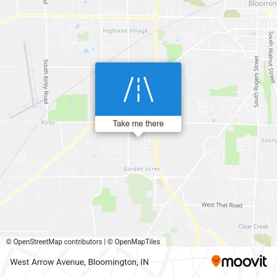 Mapa de West Arrow Avenue