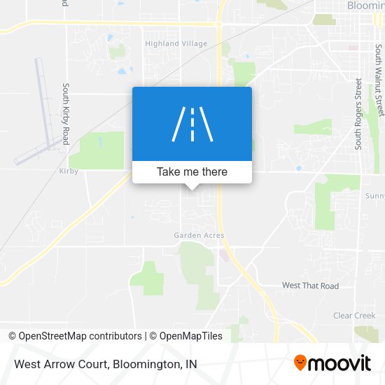 Mapa de West Arrow Court