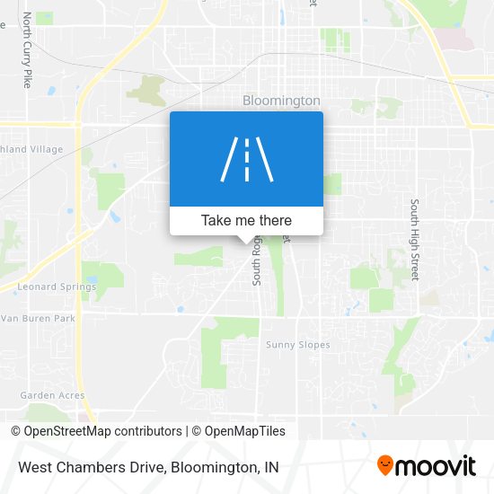 West Chambers Drive map