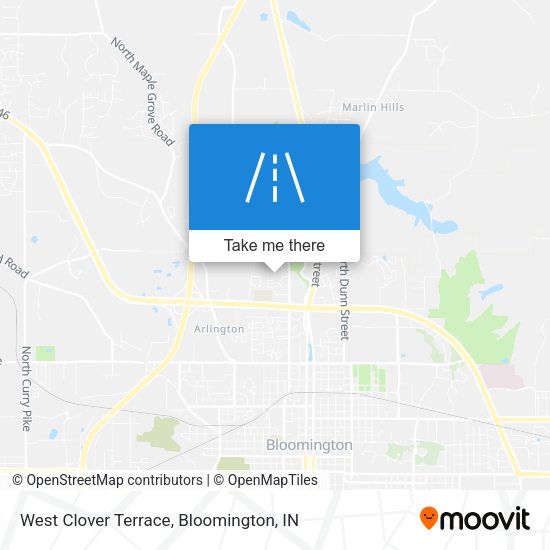 Mapa de West Clover Terrace