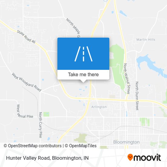 Hunter Valley Road map