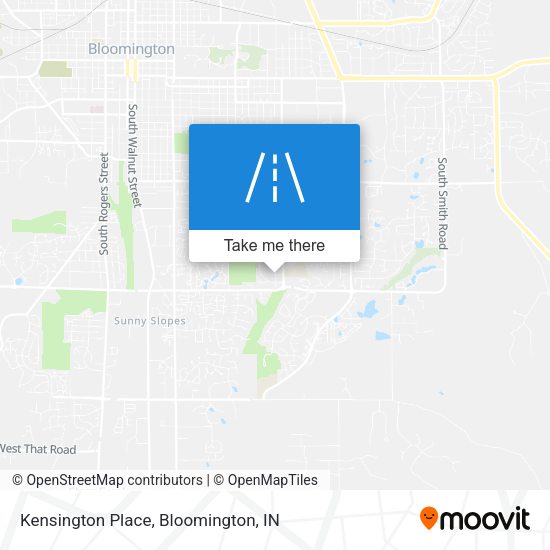 Mapa de Kensington Place
