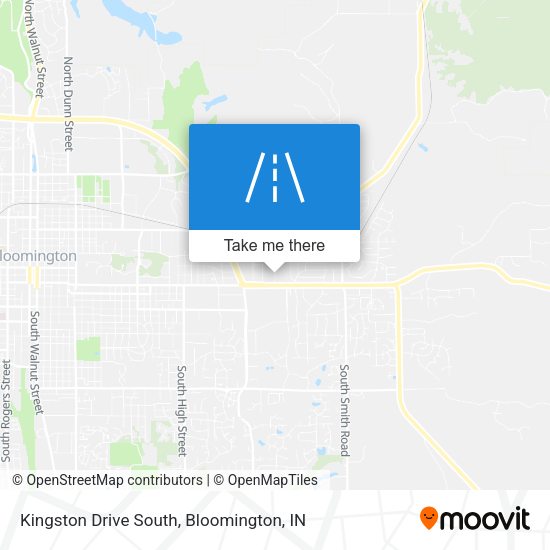 Kingston Drive South map