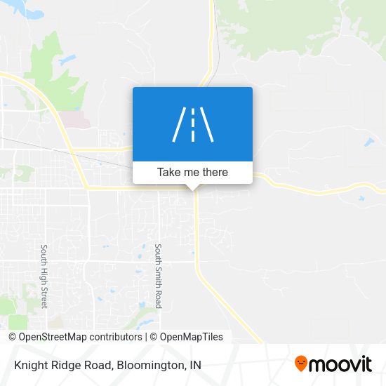 Knight Ridge Road map