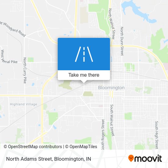Mapa de North Adams Street