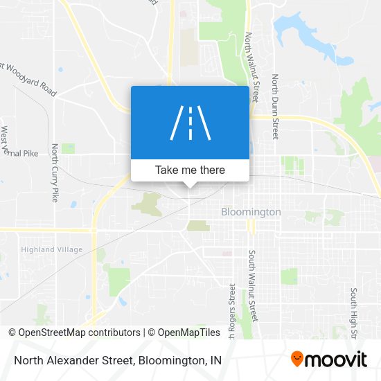 Mapa de North Alexander Street