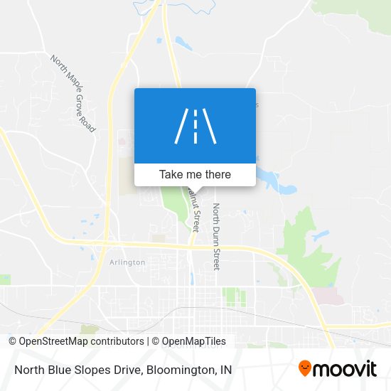 North Blue Slopes Drive map