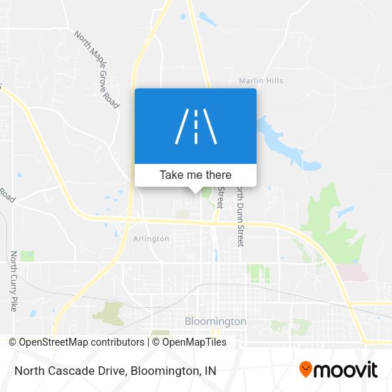 Mapa de North Cascade Drive