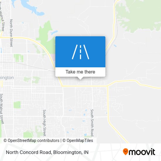 North Concord Road map