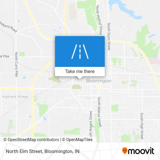 Mapa de North Elm Street