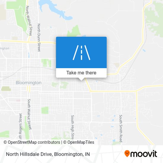 Mapa de North Hillsdale Drive