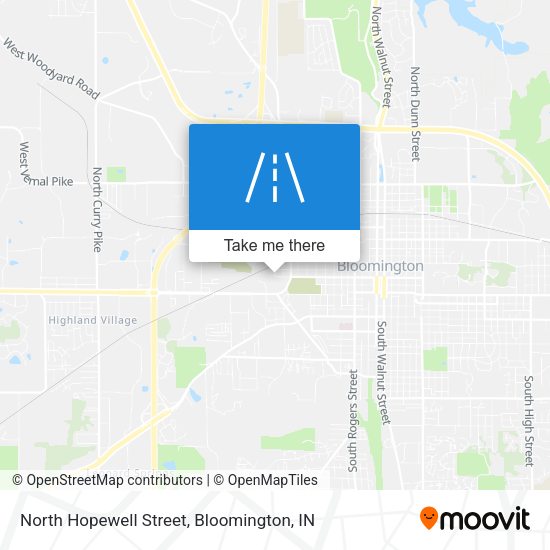 Mapa de North Hopewell Street