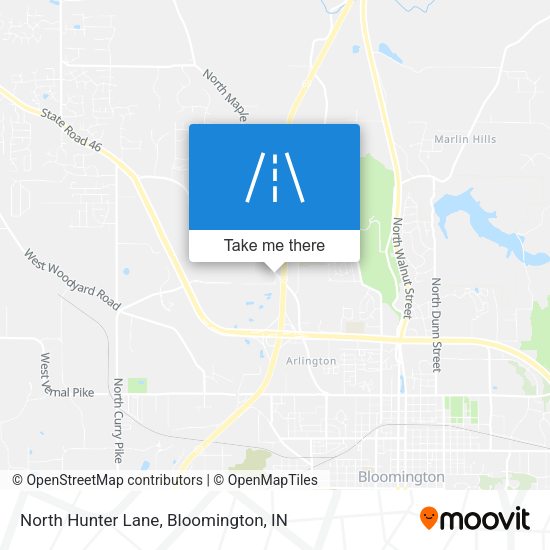 North Hunter Lane map