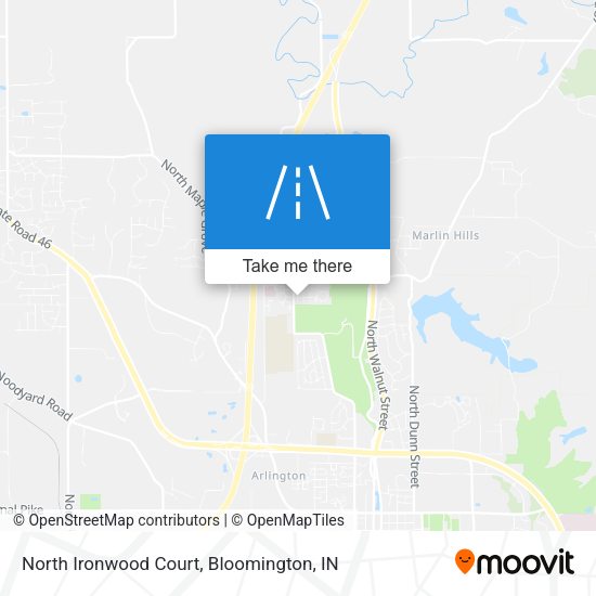 North Ironwood Court map