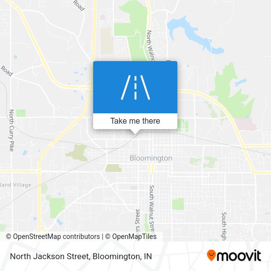 North Jackson Street map
