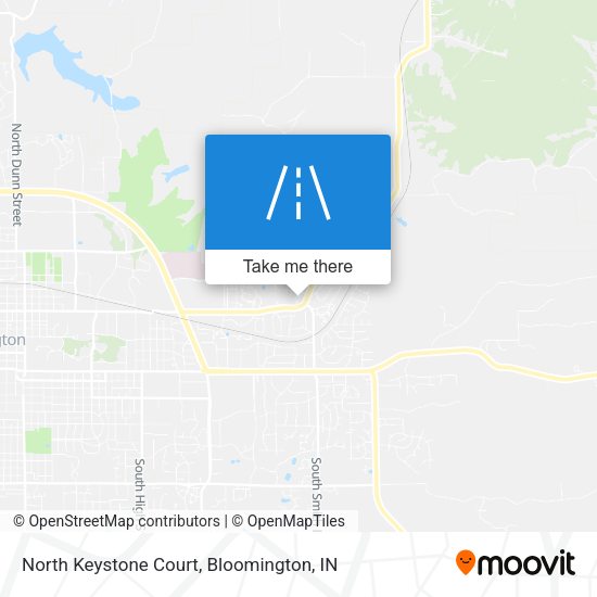 North Keystone Court map