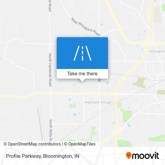 Mapa de Profile Parkway